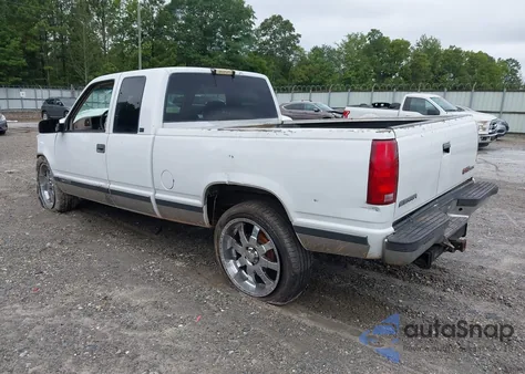 1997 GMC Sierra 1500 Sl Wideside из США, поврежденный, VIN 2GTEC19R7V1520955